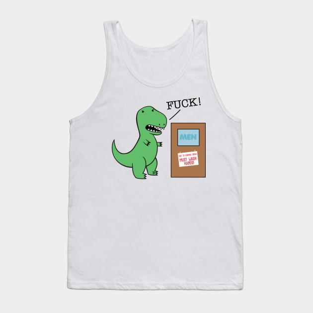 t rex corona Tank Top by toddgoldmanart